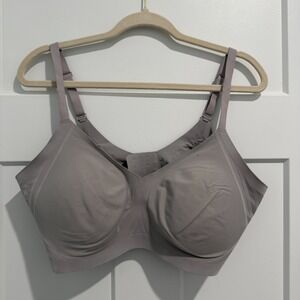 Honeylove Liftwear Silhouette Bra Size 2X 42C / 42D Moondust Gray Wireless
